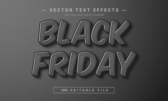 Black Friday Editable Text Effect: Instant 3D Impact for Any Project