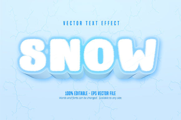Bring Winter Wonder to Your Designs with Snow Text