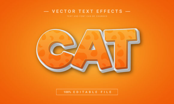 Cat Editable Text Effect: A Designer's Playful, Versatile Asset