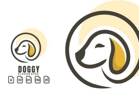 Doggy Mascot Logo: A Playful Template for Your Brand
