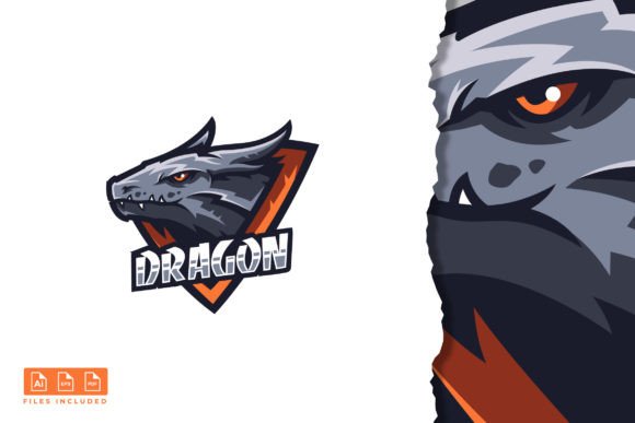 Dragon – Mascot & E-sport Logo: Ignite Your Brand's Identity