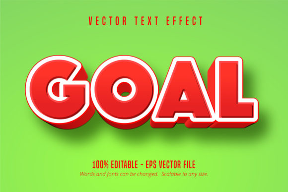 Goal Text: The Editable Game-Style Text Effect That Makes Your Designs Pop