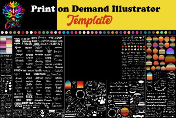 Level Up Your POD Designs with a Powerful Illustrator Template