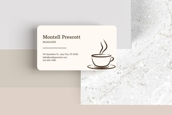 Make Your First Impression Count with Editable Canva Business Card #51