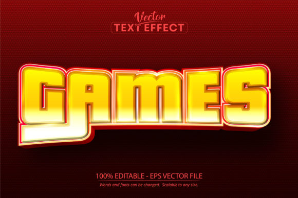 Make Your Text Pop with This Editable Yellow Game Effect