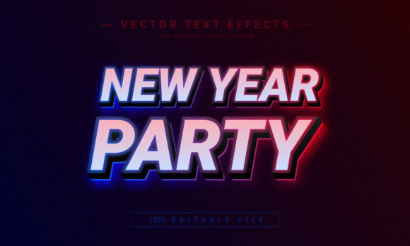Unleash Festive Magic: Your New Year Party Editable Text Effect