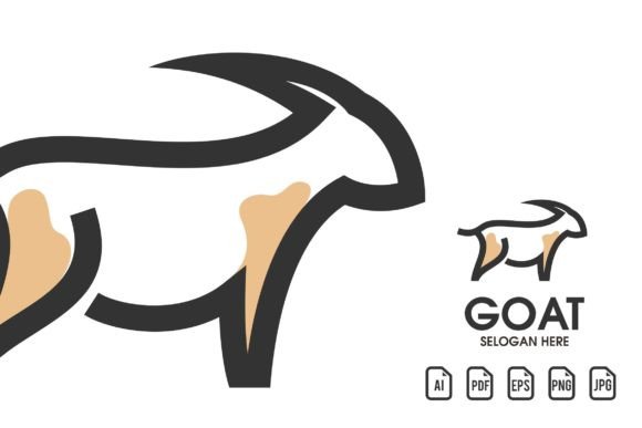 Unleash Your Brand's Power with the Ultimate Goat Logo Template