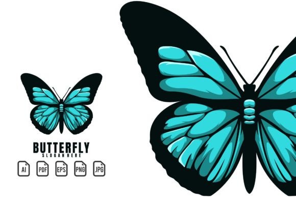 Unleash Your Brand's Spirit with a Dynamic Butterfly Mascot Logo