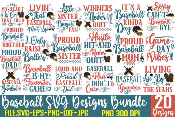 Unleash Your Team Spirit with a Baseball SVG Bundle